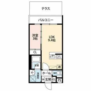 EsTRUTHKYOTOⅡ【1階】の間取り