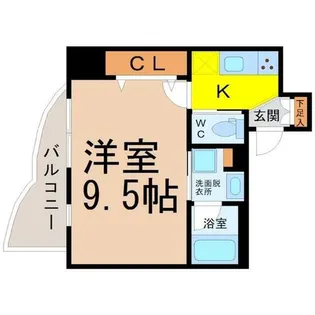愛知県名古屋市中区大須2丁目【マンション】の間取り