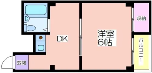 第三東洋ハイツ【4階】の間取り