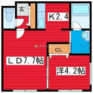 BELL WALK3【3階】の間取り