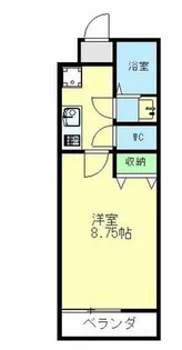 ハーグレジデンス京都鞍馬口【3階】の間取り