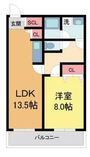 grande浜芦屋町【2階】の間取り
