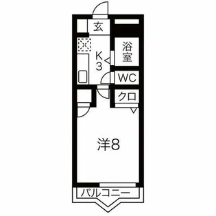 リバストーン【4階】の間取り