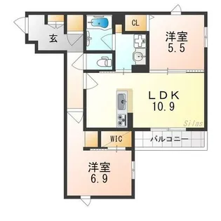 ShaMaison North Field【3階】の間取り