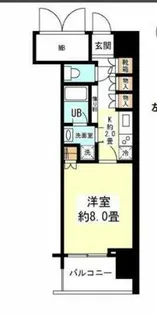 アンビエンテ四ツ橋【11階】の間取り