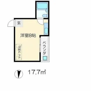 ハイツエスペランザ【3階】の間取り