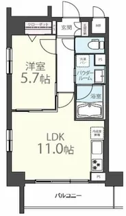 アベニール鷺洲【4階】の間取り