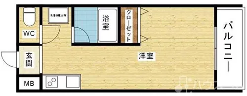 エバービューハイツ【10階】の間取り
