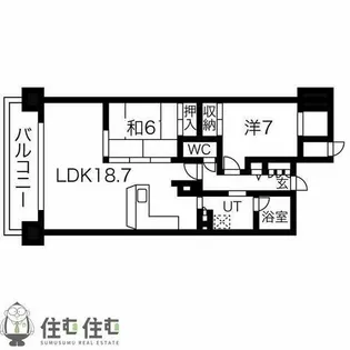 タワー・ザ・トヨタ【1304号室】の間取り