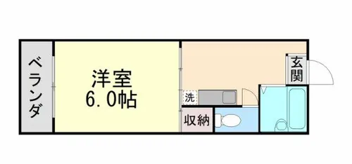 コスモハイツ高尾【205号室】の間取り
