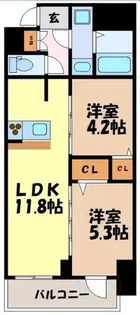 MAXIV名古屋上前津【6階】の間取り