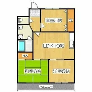 レナジア太平通【3階】の間取り