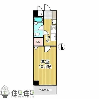 アフロディーテ96【2階】の間取り