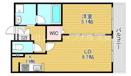 グランディール布施【3階】の間取り