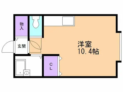 ハイツドルチェ【101号室】の間取り