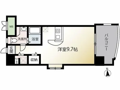 キャッスル大手門【11階】の間取り