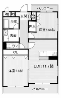 KIRA YAESU【5階】の間取り