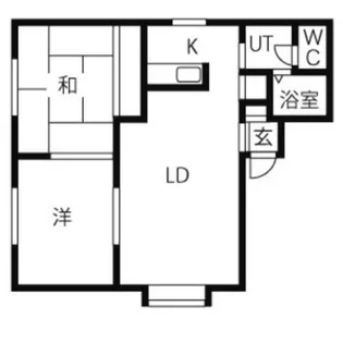 カーサフローラルD【1階】の間取り