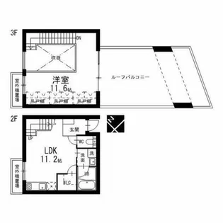 plusM KAKUOZANⅡ【2階】の間取り