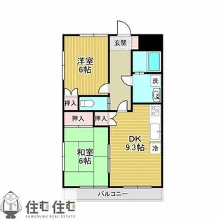 日之出丸太荘【105号室】の間取り