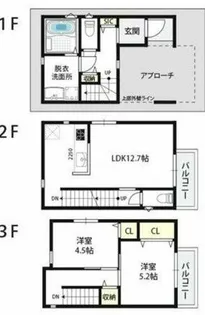 大阪府豊中市北条町4丁目【一戸建】の間取り