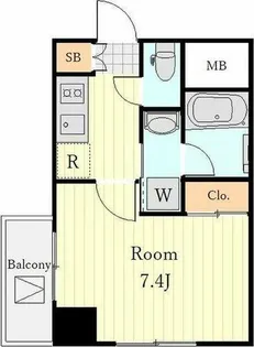 レジデンス東別院スクエア【13階】の間取り