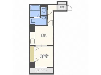 ドエル豊平7条【303号室】の間取り