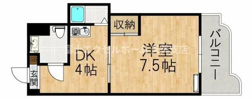 カサ・エルドラード弐番館【3階】の間取り