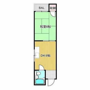 シャトー杉本PARTⅠ【4階】の間取り