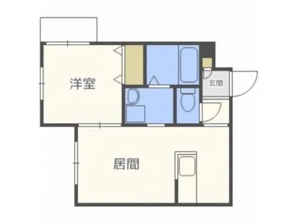 リデーレ西18丁目【4階】の間取り