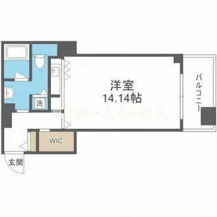 ザ・タワー大阪レジデンス【4階】の間取り