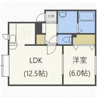 メゾンロワジール【2階】の間取り