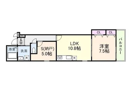 フジパレス土橋【1階】の間取り