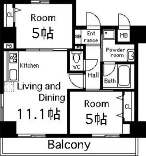 アジハラハイム【7階】の間取り