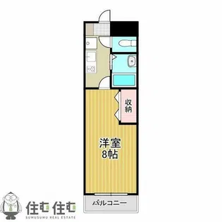 ホワイトヒルズ豊田【307号室】の間取り