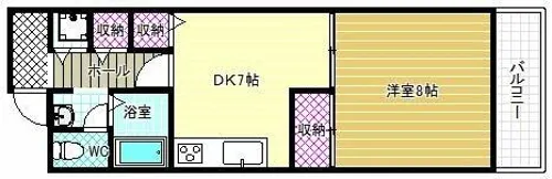ニドムコート【3階】の間取り