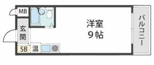 グリーンハイツ(新家町)【1階】の間取り