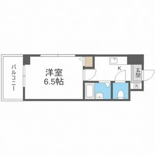 ラ・ベレッツァ浄水通り【5階】の間取り