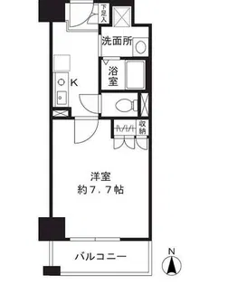 シャンピアコート茨木【4階】の間取り