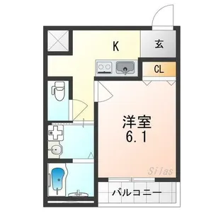 フジパレス長吉長原西Ⅲ番館【3階】の間取り