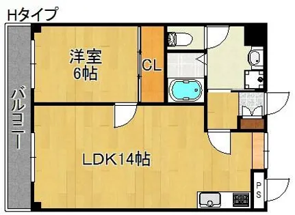 DAIKOマンション【6階】の間取り