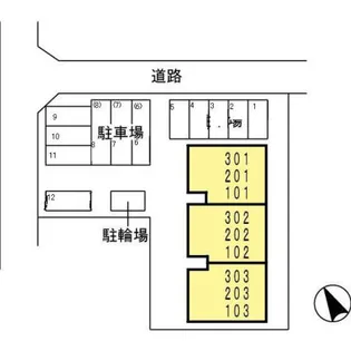 クレール徳力【2階】の間取り