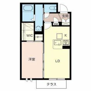 エグレット姫路Ⅲ【0103号室】の間取り