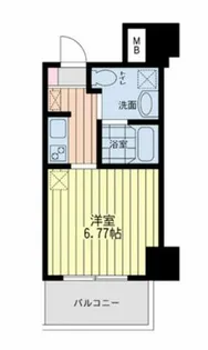 ルネ日本橋アネーロ【12階】の間取り