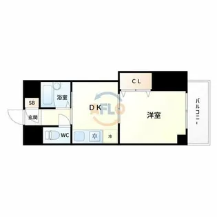 ノルデンハイム新北野【2階】の間取り