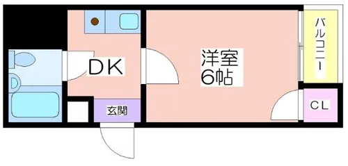 栄光ロイヤルハイツ【1階】の間取り