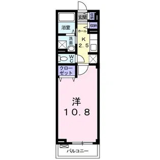 メゾン・アリナル【2階】の間取り