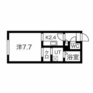 Pche桑園 B【3階】の間取り