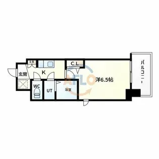 フォーリアライズ天王寺セラス【2階】の間取り