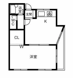さくらビル【6C号室】の間取り